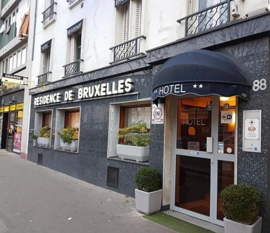 Hôtel Résidence De Bruxelles Parijs Buitenkant foto